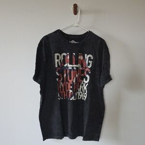 The Rolling Stones Black Short Sleeve Tee